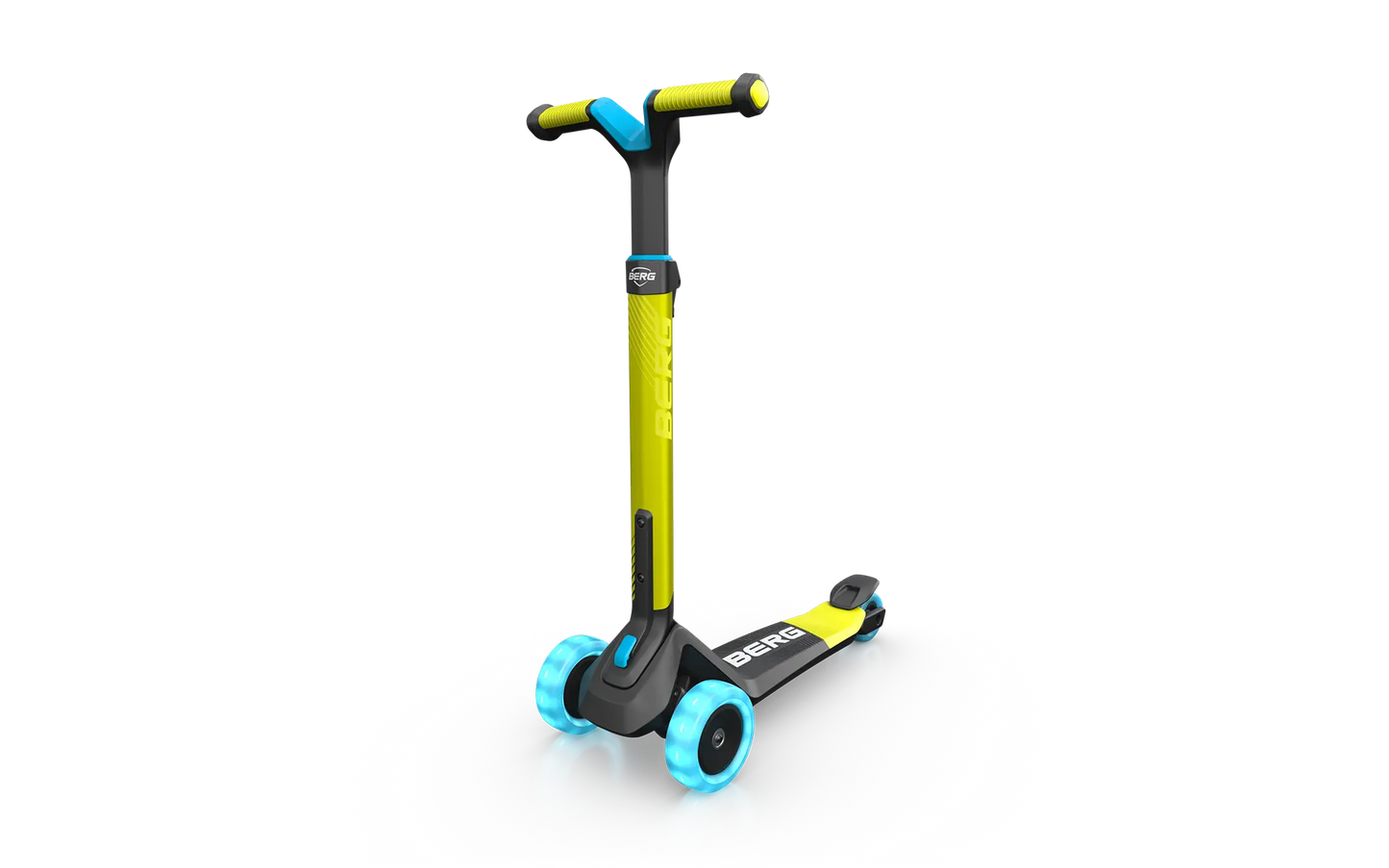 Berg Nexo Scooter Foldable Lights Lime/Blue