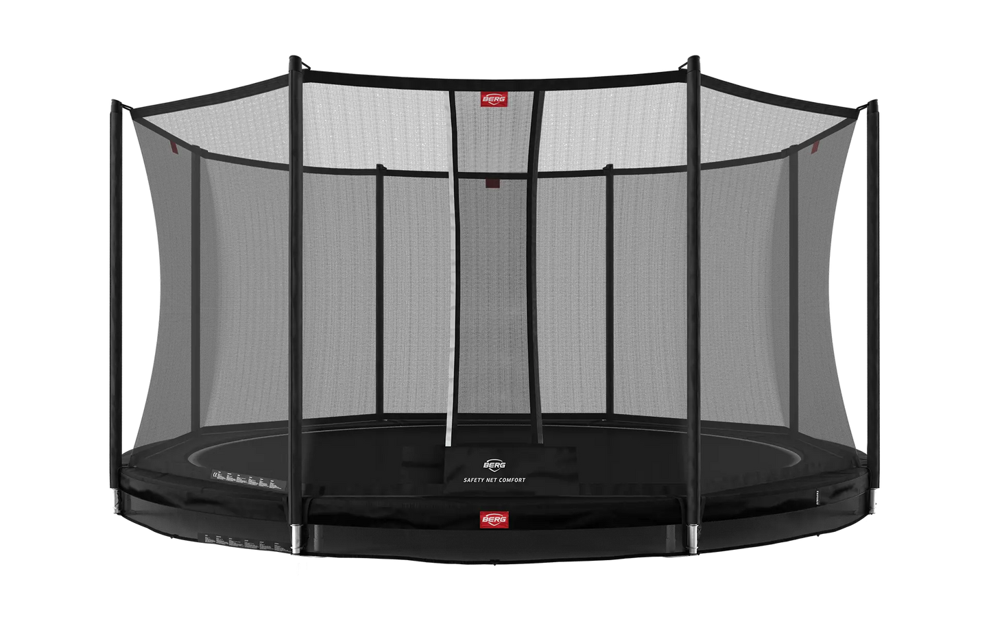 Berg Favorit InGround 380 Black + Safety Net Comfort
