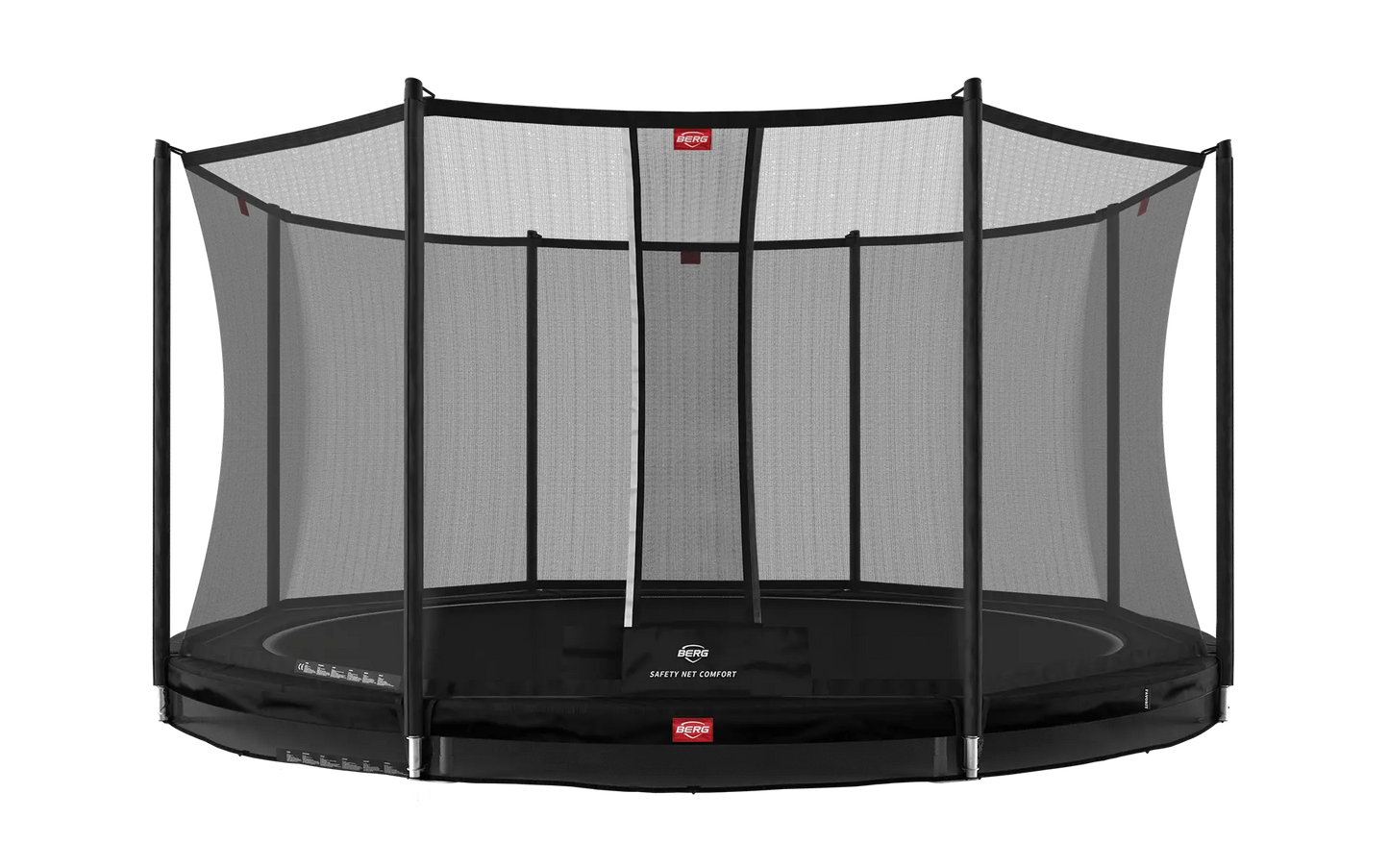 Berg Favorit InGround 430 Black + Safety Net Comfort