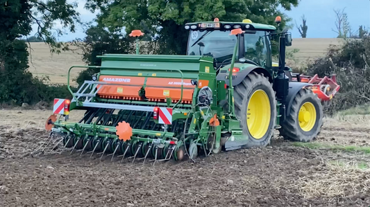 Amazone AD 3000 Super Drill and Amazone KG Harrow