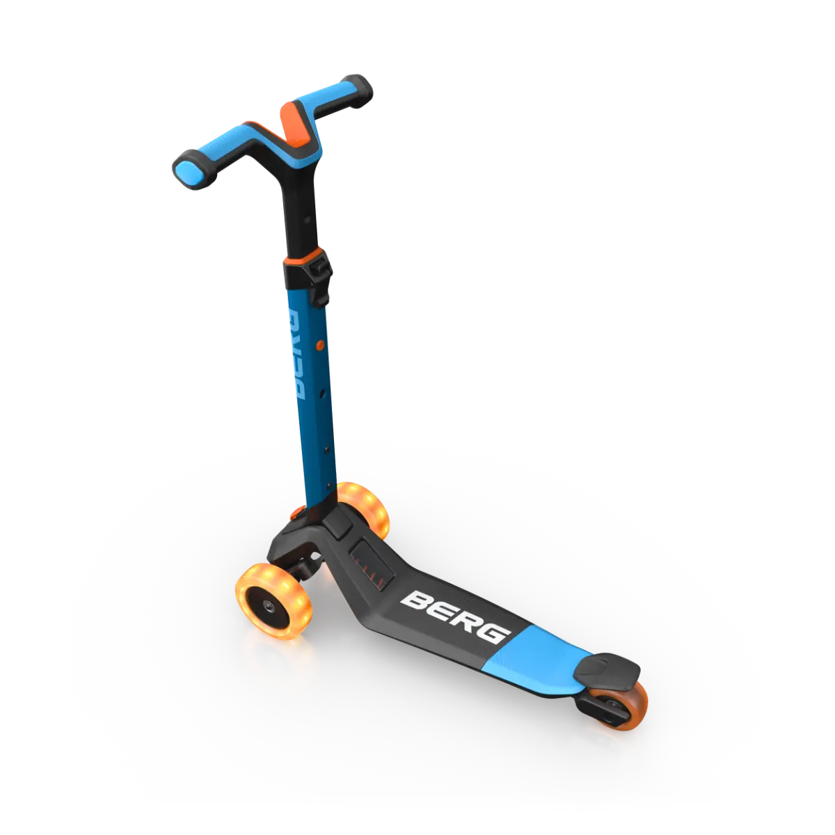 Berg Nexo Scooter Foldable Lights Blue/Orange