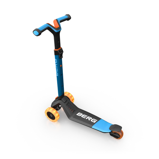 Berg Nexo Scooter Foldable Lights Blue/Orange