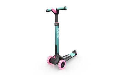 Berg Nexo Scooter Foldable Lights Mint/Pink