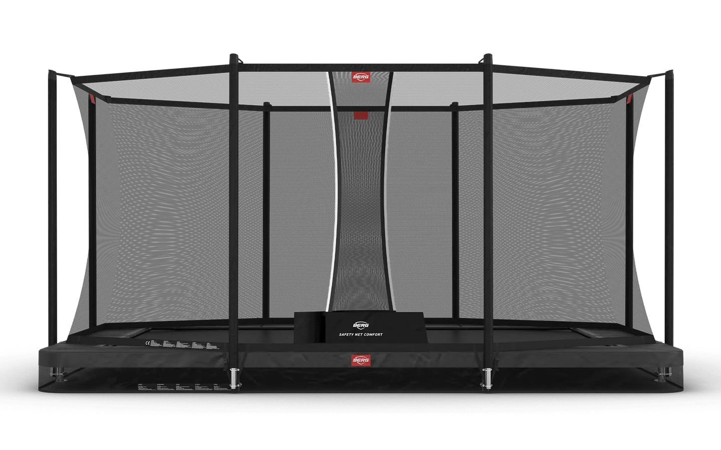 Berg Sports Ultim Favorit InGround 410 Grey + Safety Net Comfort