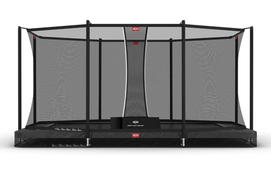Berg Sports Ultim Favorit InGround 410 Grey + Safety Net Comfort