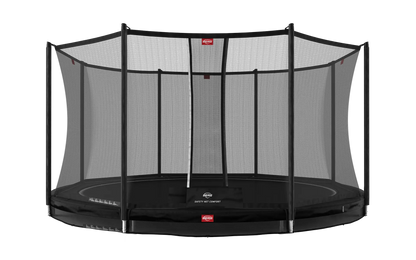 Berg Favorit InGround 380 Black + Safety Net Comfort