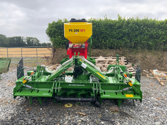 Amazone KG 3001 Special Power Harrow with APV PS200 Sower