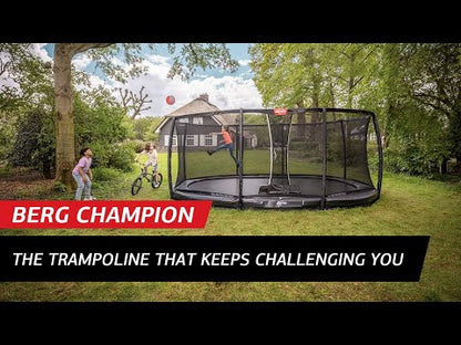 Berg Champion InGround 430 Grey + Safety Net Deluxe